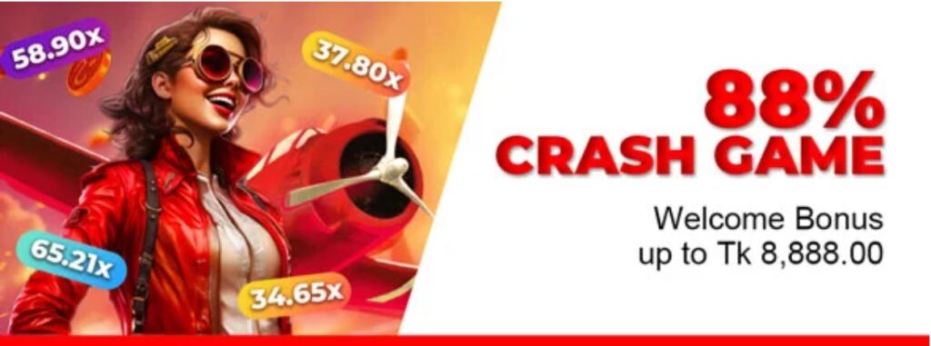 Crash 88% Welcome Bonus